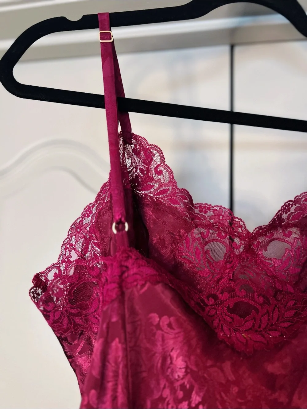 Vintage Gold Label Victoria’s Secret Satin Jacquard Slip Dress Luxe Y2K Nightie - Picture 6 of 9